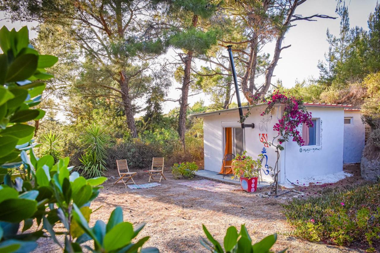 Drolma Ling Nature Cabins Theológos Esterno foto