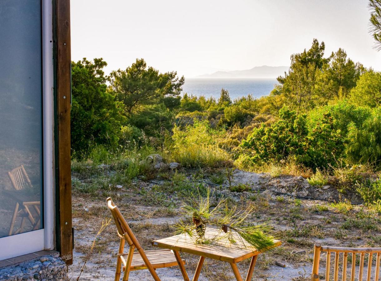 Drolma Ling Nature Cabins Theológos Esterno foto