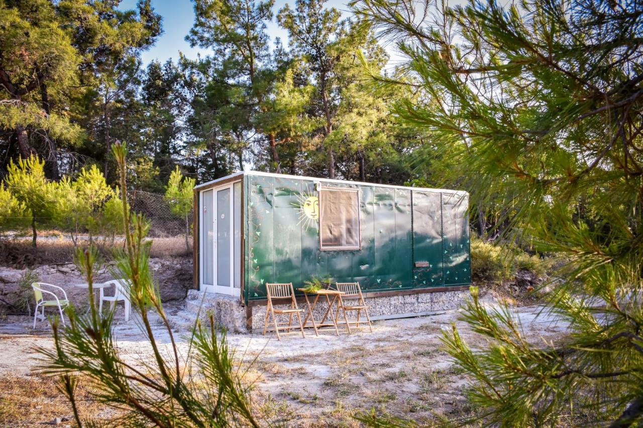Drolma Ling Nature Cabins Theológos Esterno foto