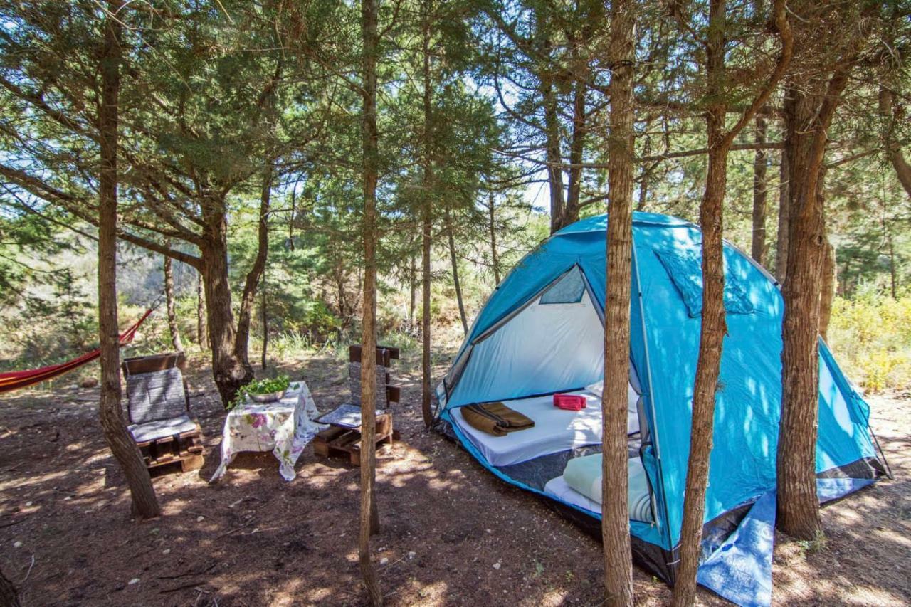 Drolma Ling Nature Cabins Theológos Esterno foto