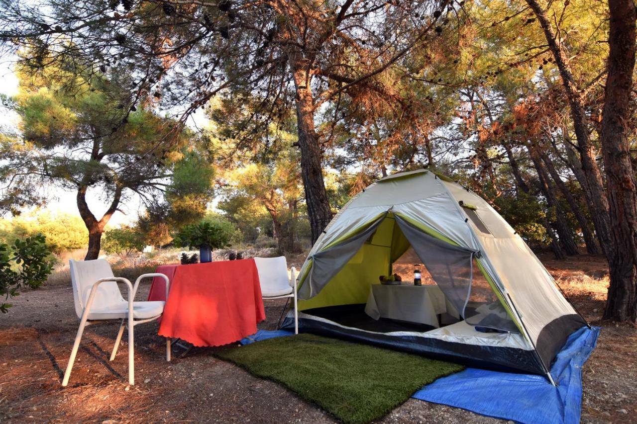 Drolma Ling Nature Cabins Theológos Esterno foto